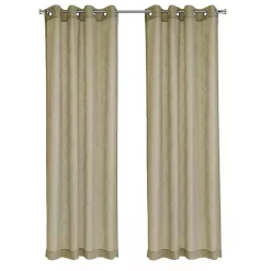 Outlet Kirklands Home Boucle Sheer Single Curtain Panel, 84 in. Tan
