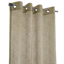 Outlet Kirklands Home Boucle Sheer Single Curtain Panel, 84 in. Tan