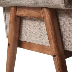 Best Kirklands Home Button Tufted Wood Bench Tan