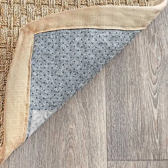 Online Kirklands Home Checker Weave Seagrass Area Rug, 5x8 Tan