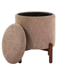 Discount Kirklands Home Daniella Storage Ottoman Tan