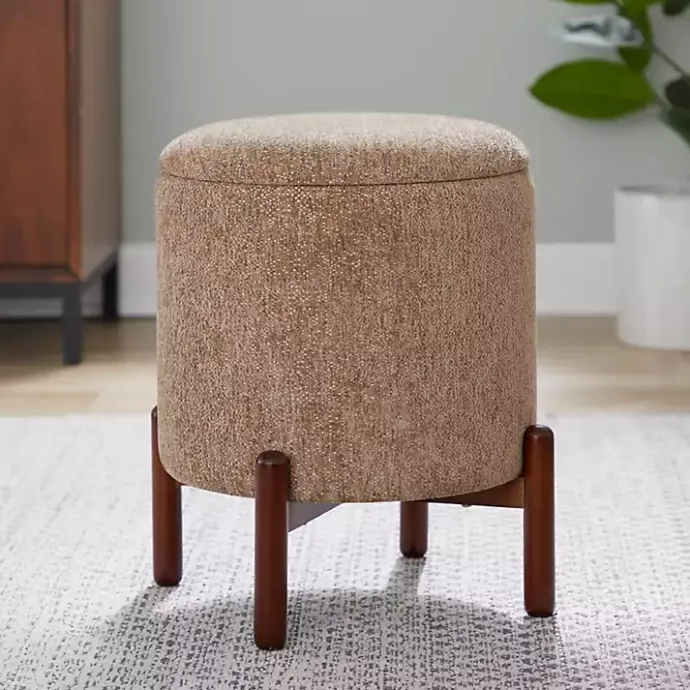 Discount Kirklands Home Daniella Storage Ottoman Tan