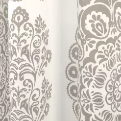 Clearance Kirklands Home Evie Medallion Curtain Panel Set, 95 in. Tan