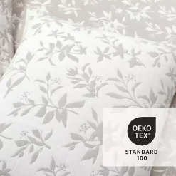Clearance Kirklands Home Tan Floral Reversible 3-pc. Full/Queen Quilt Set