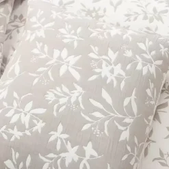 Clearance Kirklands Home Tan Floral Reversible 3-pc. Full/Queen Quilt Set