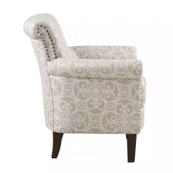 Online Kirklands Home Fretwork Accent Club Chair Tan