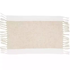 Hot Kirklands Home Tan Fringed Two Tone 4-pc. Placemat Set