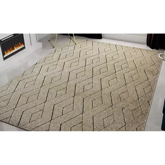 Online Kirklands Home Modern Chevron Area Rug, 5x7 Tan