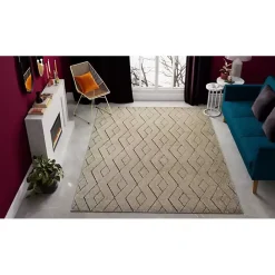 Online Kirklands Home Modern Chevron Area Rug, 5x7 Tan