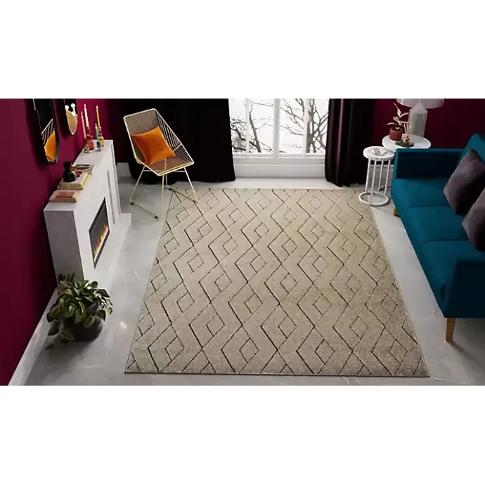 Online Kirklands Home Modern Chevron Area Rug, 5x7 Tan