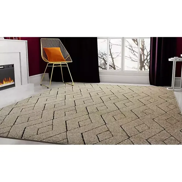 Online Kirklands Home Modern Chevron Area Rug, 5x7 Tan