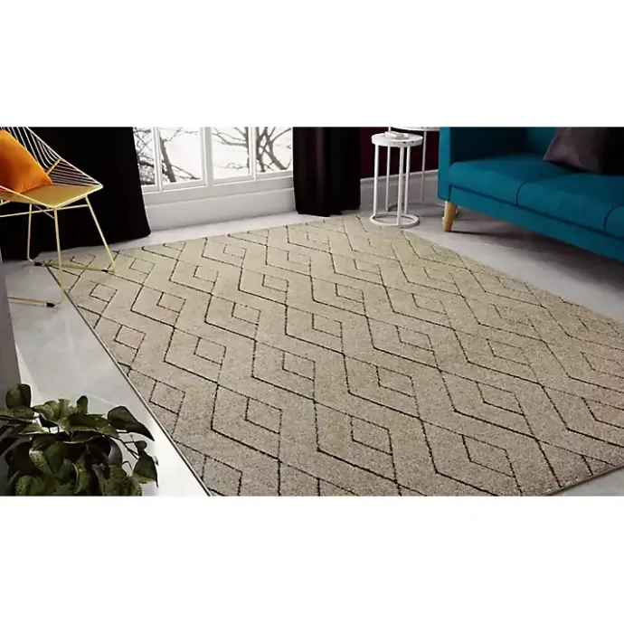 Online Kirklands Home Modern Chevron Area Rug, 5x7 Tan