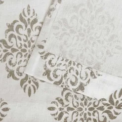 New Kirklands Home Nagano Linen Curtain Panel Set, 96 in. Tan