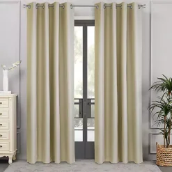 Outlet Kirklands Home Newberry Blackout Curtain Panel, 108 in. Tan