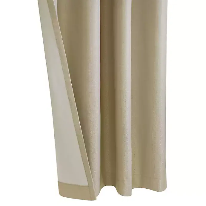 Outlet Kirklands Home Newberry Blackout Curtain Panel, 63 in. Tan