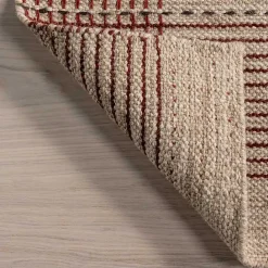 Discount Kirklands Home Plaid Emily Henderson x RugsUSA Area Rug, 8x10 Tan