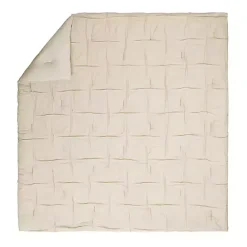 New Kirklands Home Riley Pleated 3-pc. Full/Queen Comforter Set Tan