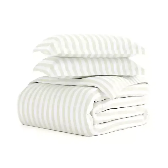 Outlet Kirklands Home Tan Rugged Stripe 2-pc. Twin Duvet Cover Set