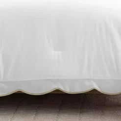 Online Kirklands Home Tan Scalloped Edge 3-pc. King Comforter Set