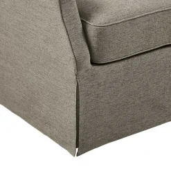 Sale Kirklands Home Skirted Swivel Martha Stewart Accent Chair Tan