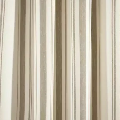 Outlet Kirklands Home Stripe Farmhouse Curtain Panel Set, 95 in. Tan