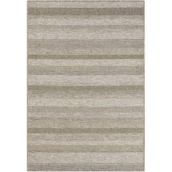 Outlet Kirklands Home Striped Indoor/Outdoor Area Rug, 5x7 Tan