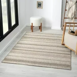 Outlet Kirklands Home Striped Indoor/Outdoor Area Rug, 5x7 Tan