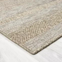 Outlet Kirklands Home Striped Indoor/Outdoor Area Rug, 5x7 Tan