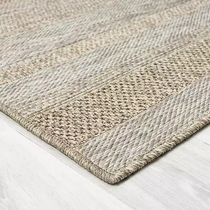 Outlet Kirklands Home Striped Indoor/Outdoor Area Rug, 5x7 Tan