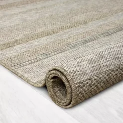 Outlet Kirklands Home Striped Indoor/Outdoor Area Rug, 5x7 Tan