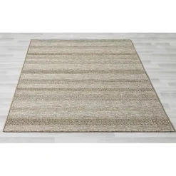 Outlet Kirklands Home Striped Indoor/Outdoor Area Rug, 5x7 Tan