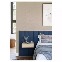 New Kirklands Home Textured Poplin Peel & Stick Wallpaper Tan