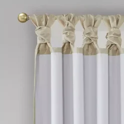 Discount Kirklands Home Total Blackout Curtain Panel, 84 in. Tan