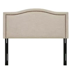 Outlet Kirklands Home Upholstered Augusta King Headboard Tan