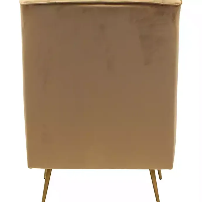 Best Kirklands Home Velvet Lana Accent Chair Tan