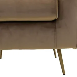 Best Kirklands Home Velvet Lana Accent Chair Tan