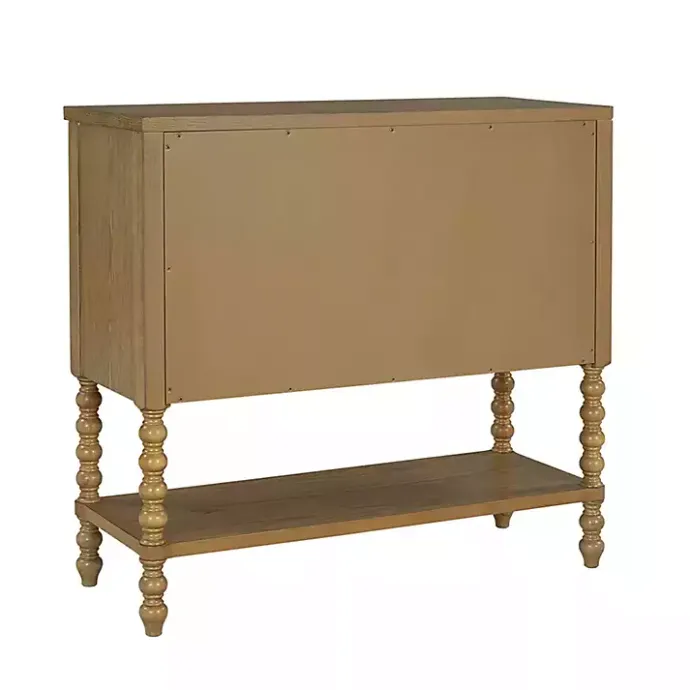 Sale Kirklands Home Wood Turned Legs 2-Drawer Chest Tan