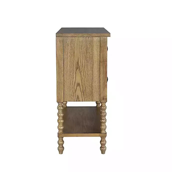 Sale Kirklands Home Wood Turned Legs 2-Drawer Chest Tan