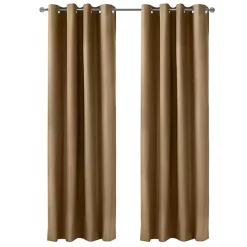 Hot Kirklands Home Taupe Alpine Blackout Curtain Panel, 84 in. Tan