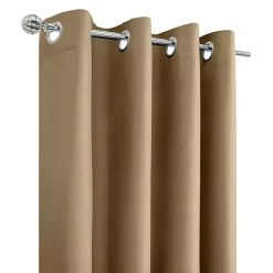 Clearance Kirklands Home Taupe Alpine Blackout Curtain Panel, 95 in. Tan