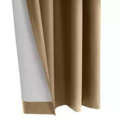 Clearance Kirklands Home Taupe Alpine Blackout Curtain Panel, 95 in. Tan