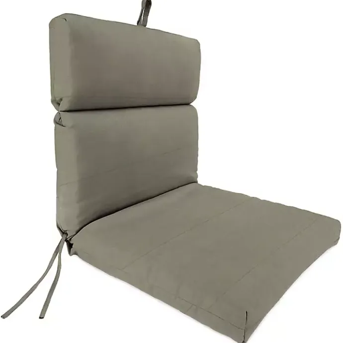 Hot Kirklands Home Taupe Canvas French Edge Outdoor Chair Cushion Tan