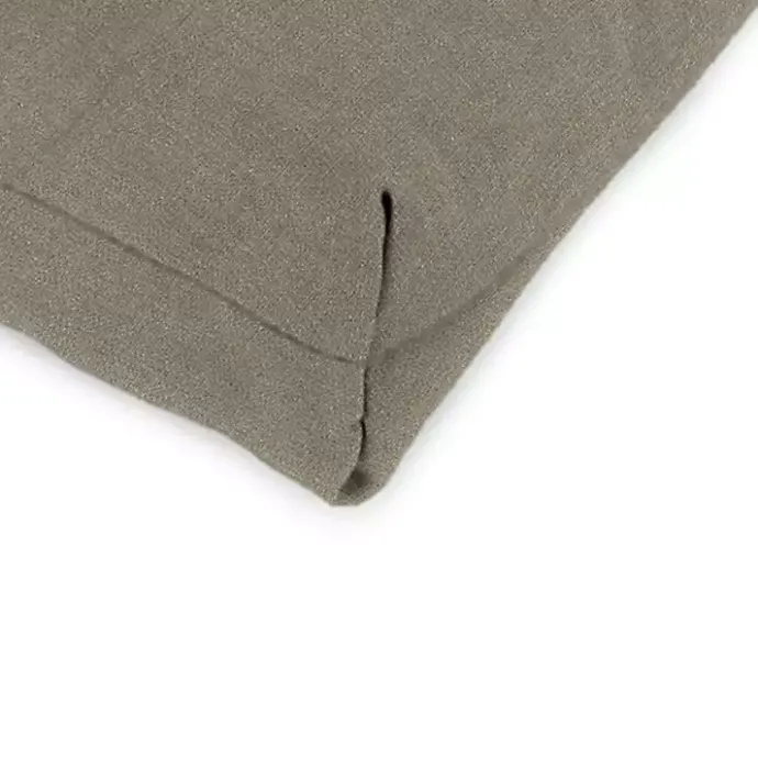 Hot Kirklands Home Taupe Canvas French Edge Outdoor Chair Cushion Tan