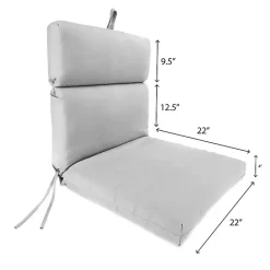 Hot Kirklands Home Taupe Canvas French Edge Outdoor Chair Cushion Tan