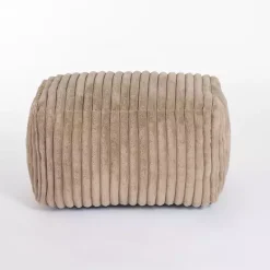 Discount Kirklands Home Taupe Comfy Foam Lounge Ottoman Brown