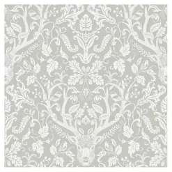 Outlet Kirklands Home Taupe Escape to the Forest Peel & Stick Wallpaper