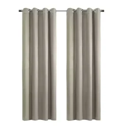 Outlet Kirklands Home Taupe Paris Velvet Blackout Curtain Panel, 84 in. Tan
