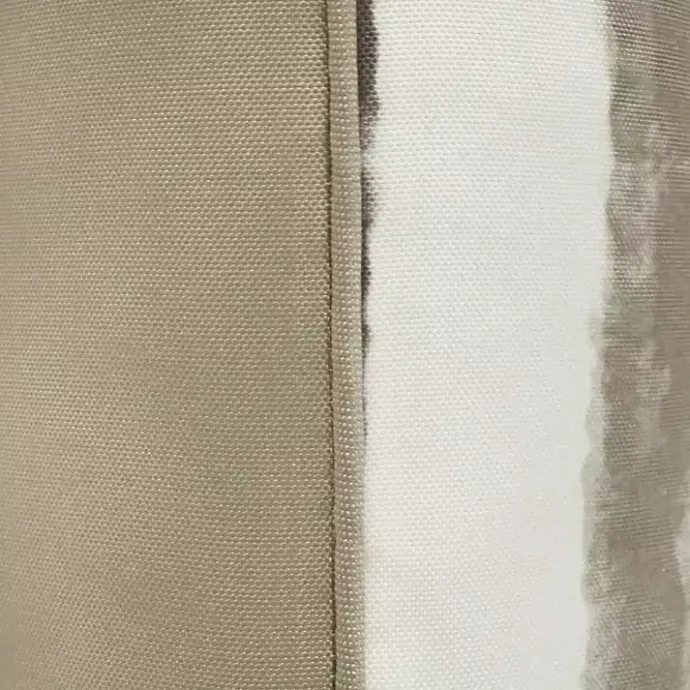 Kirklands Home Taupe Striped Outdoor Pillow