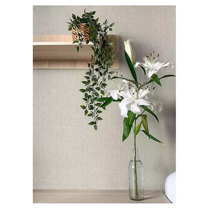 Clearance Kirklands Home Taupe Textured Cross Woven Peel & Stick Wallpaper Gray