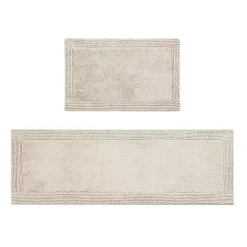 Hot Kirklands Home Taupe Tufted Reversible Cotton Bath Mat, 34 in. Tan